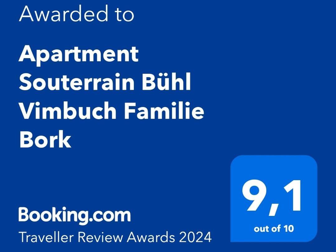 Apartment Souterrain Buehl Vimbuch Familie Bork Ngoại thất bức ảnh